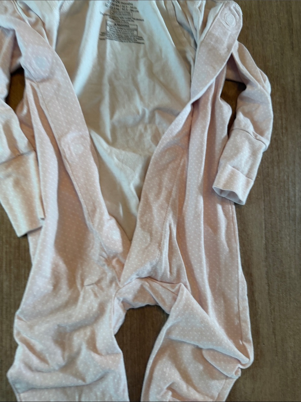 Magnetic Me Light Pink One-Piece Footed Pajama - Picture 6 of 8